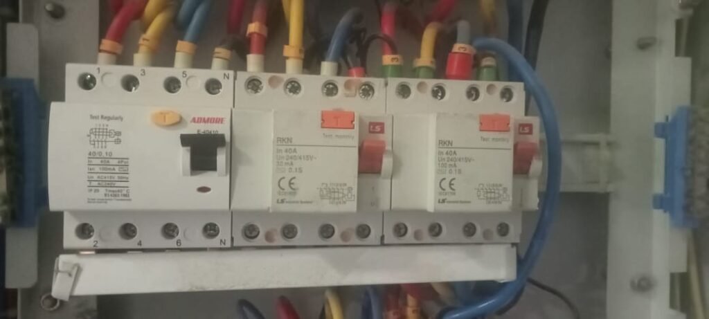 Certified electrician fixing DB box and professional handyman for furniture assembly in Dubai
